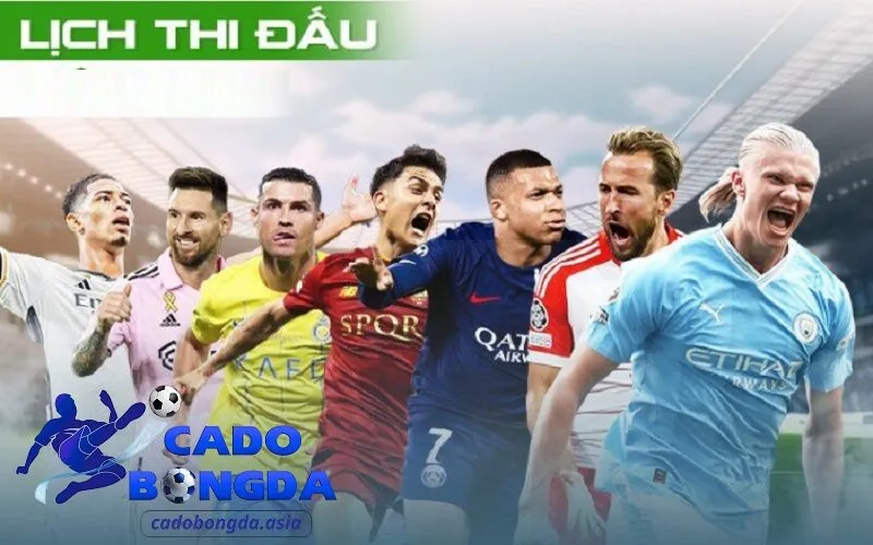 Lịch thi đấu riêng cho từng nơi Lịch thi đấu theo từng khu vực